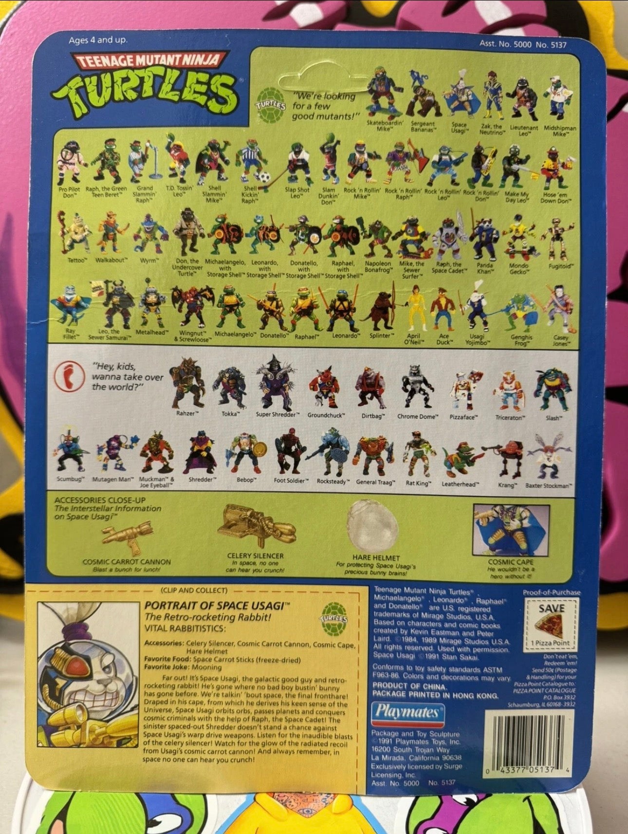 Vintage TMNT Space Usagi MOC Signed and Remarque by Stan Sakai 🔥